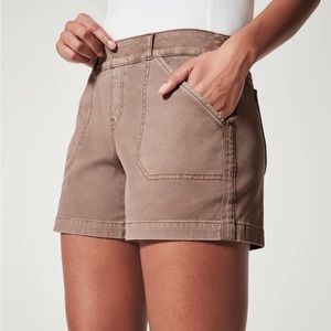 Women’s Stretch Twill Shorts by Forlair-M/6-8